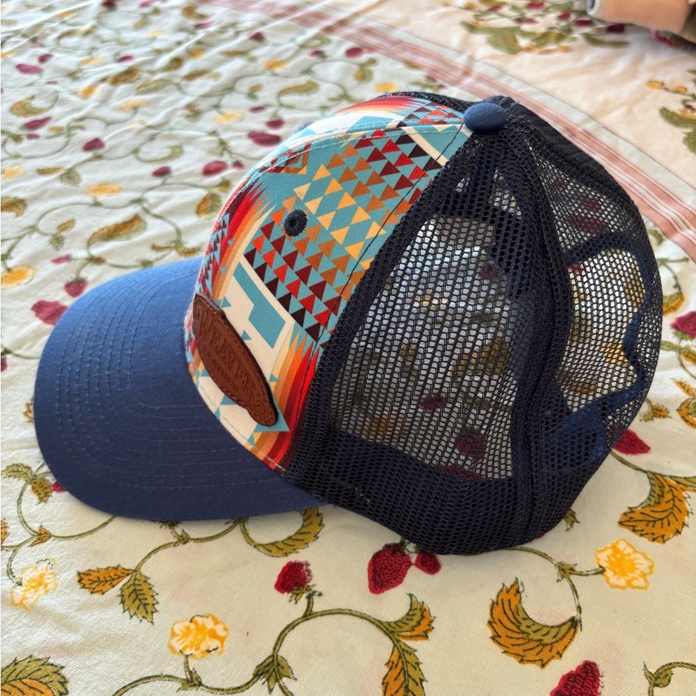 Weaver Leather Multicolor Geometric Pattern Hat - Picture 2 of 8